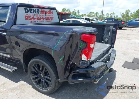 2022 Chevrolet Silverado 1500 4Wd Short Bed High Country из США, поврежденный, VIN 2GCUDJED1N1513549